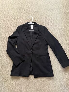 H&M Black Single-Button Women's Blazer
